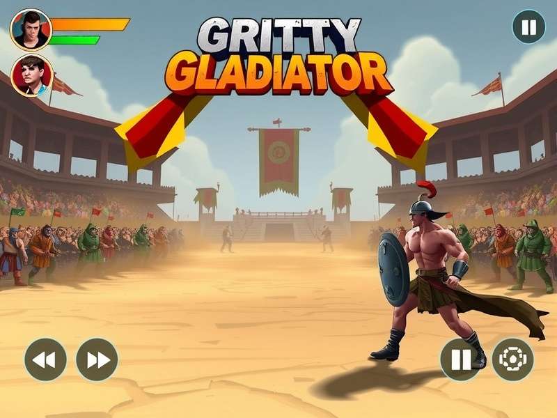 Gritty Gladiator character selection screen
